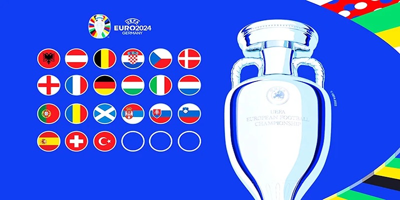 Danh sách chi tiết 24 đội tuyển Euro 2024 tại các bảng đấu